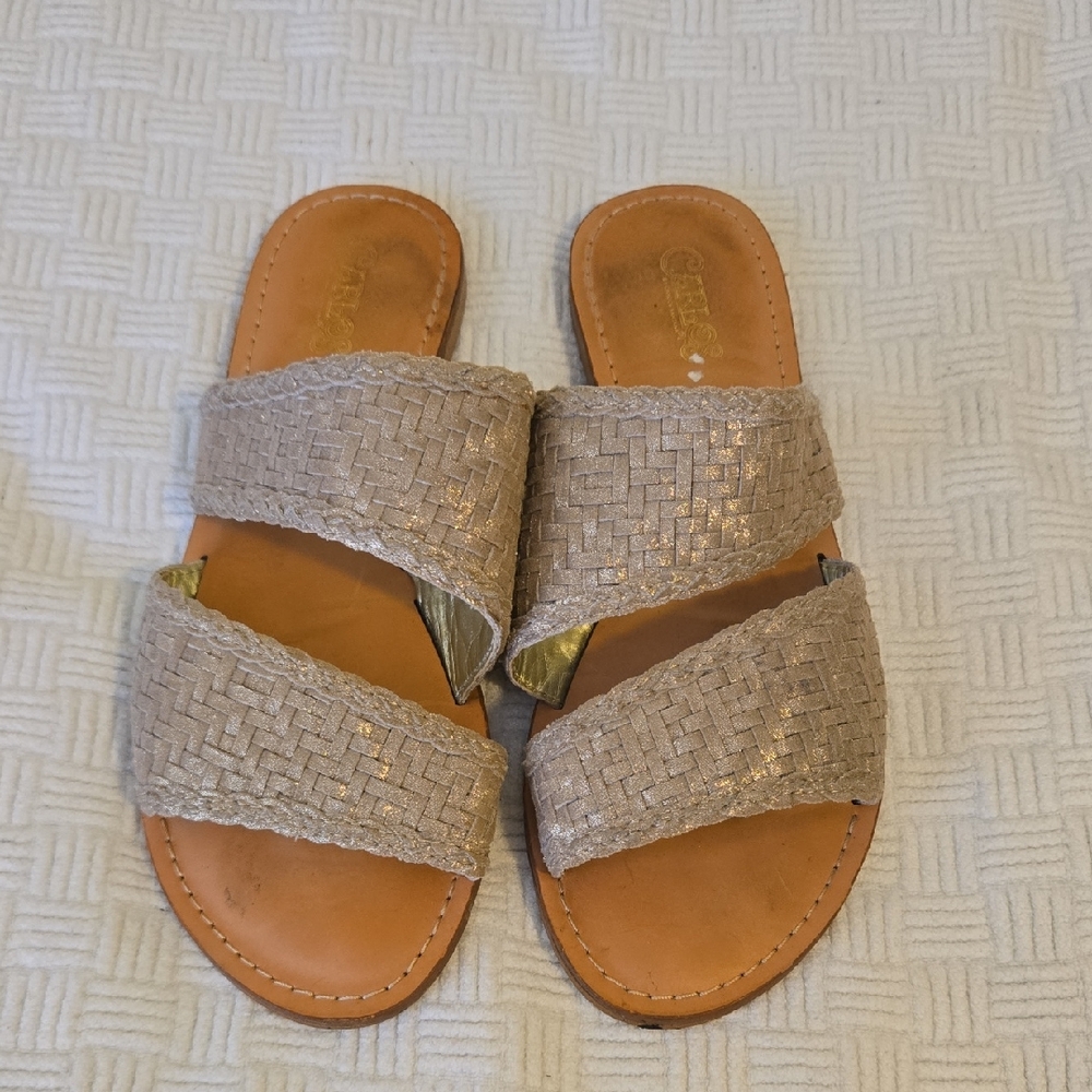 Women's Woven Slide Sandals